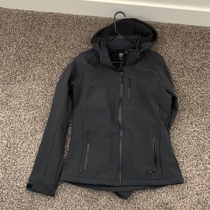 Large Womens black jacket.